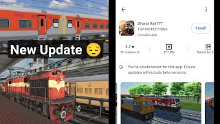 Bharat Rail Sim 777  Bharat Rail Sim New Update  Technical Gaming [upl. by Tiertza977]