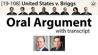 Oral Argument United States v Briggs [upl. by Anceline581]