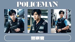 Discover Policeman Lookbook  AI Art  AI Body Physique [upl. by Nedaj753]