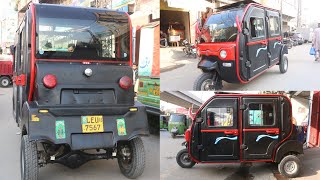 Sunroof Auto Rickshaw  4 Door luxury Rikshaw in Lahore  Public Digital Exclusive [upl. by Gazzo]