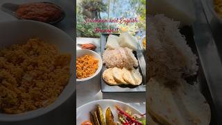 Sri Lankan 🧇 English Breakfast love srilanka breakfast thingstodoinsrilanka kalundewa Retreat [upl. by Milena]