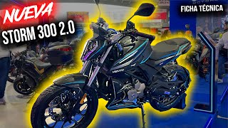 🔥Nueva Vento STORM 300 20 ZX ¿Parece KTM 🤔Primeras impresiones y Ficha técnica 🤩 [upl. by Barbe]