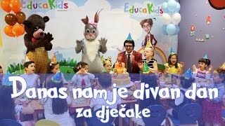 Danas nam je Divan Dan 🎈 Za Djecake 🎈 Rodjendanska pjesmica [upl. by Ebneter691]