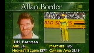 AB does it again Allan Border saves Australia with masterclass ODI Aust vs Pak MCG January 1990 [upl. by Einram]