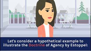 Doctrine of agency by Estoppel Explained [upl. by Maure186]