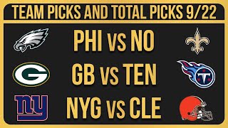 FREE NFL Picks Today 92224 NFL Week 3 Picks and Predictions [upl. by Nedrob846]