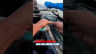 MANCING MANIA  SENJA HARI MANCING DI LAUT mancing mancingmania laut travel ikan laut [upl. by Furey]