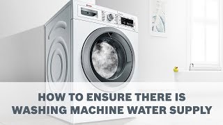 Washing Machine  Water Supply Error Code [upl. by Ahseek]