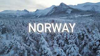 Winter Wonderland in Norway  Aerial Views with DJI Mini 3 Pro [upl. by Ardeid562]