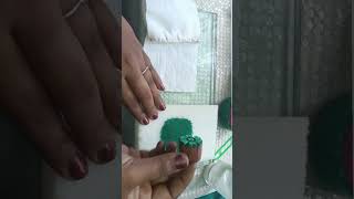 block printing diy final part aariembroidary aariblouse aariwork latest bridalaari weddingac [upl. by O'Neil]