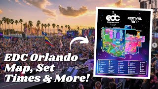 🎉 EDC Orlando 2024 Meetups AfterParties Festival Map amp Set Times 🎉 [upl. by Seiter]