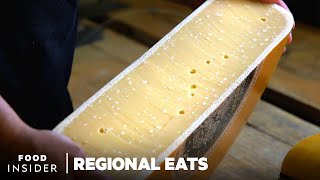 How Dutch Gouda Is Made At A 100YearOld Family Farm  Regional Eats  Insider Food [upl. by Aicenert]