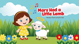 Mary had a Little Lamb  A Moral Friendship Song  Kiddo Rhymes  Nursery Rhymes [upl. by Nitsrik339]