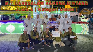 Juara 1 Festival Tanglung 2024 Tanah Bumbu MT DARUSSALAM KARANG BINTANG [upl. by Ecirtal326]