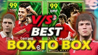 Great Debate⚔️ LMatthaus vs S Gerrard for Best BoxtoBox🤔in eFootball 2024 [upl. by Icnan]