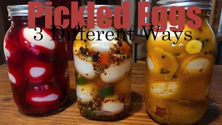 Make 3 different kinds of Pickled Eggs with us [upl. by Lorenz495]