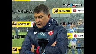 VLADAN MILOJEVIĆ POSLE OFK BEOGRADA Odigrali smo jednu profesionalnu utakmicu  10112024 [upl. by Constantin]