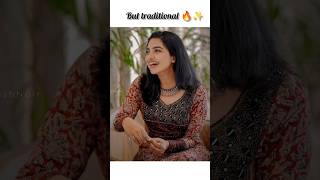 Mamitha Baiju in traditional 🔥✨mamithabaijupremalutamilsong tamil malayalam ishqbaazforever [upl. by Thorvald177]