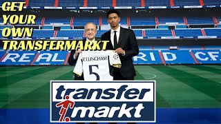 How to register players on Transfermarkt or Transfermarket in 2024 [upl. by Eatnohs]