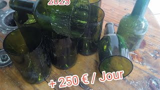 Comment couper des bouteilles en verre en deux simple [upl. by Esoranna780]