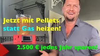 Günstigste Pelletheizung statt Gas von IBC Heiztechnik nur 3900€ Invest amp pro Jahr 2500€ sparen [upl. by Soni309]