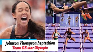 Olympics 2024 Katarina JohnsonThompson admits she had one of her best days in the heptathlon [upl. by Yancey962]