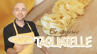 Ev Yapımı Tagliatelle 2 Farklı Yöntemi Hatasız Hakiki İtalyan Erişte  İtalyan Masterchef Tarifleri [upl. by Clemmy533]