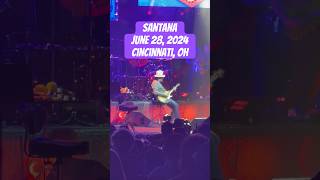 Carlos Santana Live in Cincinnati OH  June 28 2024 santana classicrock guitarist concert [upl. by Adnauq]