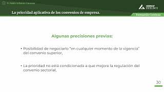 Curso sobre la prohibición de concurrencia entre convenios colectivos [upl. by Solakcin]