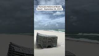 🚨 Hurricane Helene has arrived Wondering how things look in Miami MiamiBeach HurricaneHelene [upl. by Leonardi]