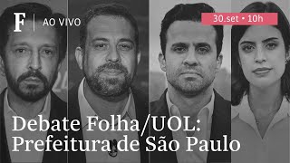 Veja debate FolhaUOL com candidatos a prefeito de São Paulo [upl. by Ellehcar]