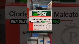 CLORFENAMINA PARA QUE SIRVE farmacia salud farmacologia medicina shortvideo viral [upl. by Ahto140]