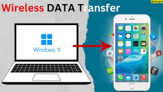 WIRELESSLY Transfer Phone Data to PC in SECONDS [upl. by Markus592]