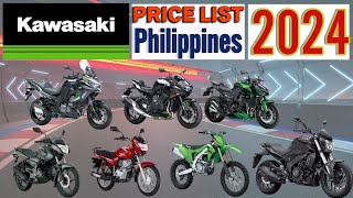 Kawasaki Price List in Philippines 2024 [upl. by Norabel]