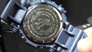 CASIO GSHOCK REVIEW AND UNBOING GF8250CM2JR MEN IN CAMOUFLAGE FROGMAN DIVERS WATCH [upl. by Alfonse]