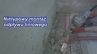 niestandardowy montaż odpływu liniowego cz 1 [upl. by Semaj]