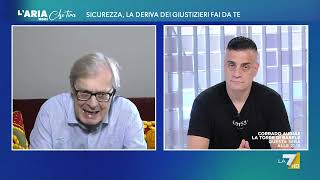 Vittorio Sgarbi sul Cicalone quotOgnuno di noi desidera essere protetto lui interpreta un [upl. by Junno]