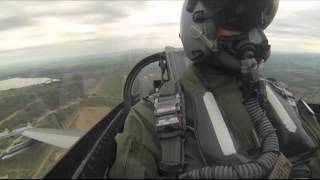 Norske F16 identifiserer russiske fly under Baltic Air Policing [upl. by Silera]