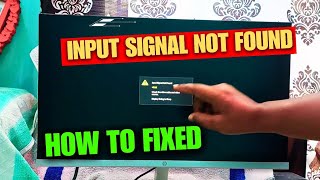 FixInput Signal Not Found HP Monitor  Check The Video Cable amp Video Source Display Going To Sleep [upl. by Herc125]