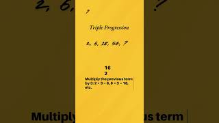 7 Triple Progression maths easyaddition mathstricks mathematicalskills english addition [upl. by Barthold675]