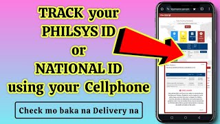 Paano mag TRACK ng Philsys ID or National ID gamit ang Cellphone [upl. by Etnahc]