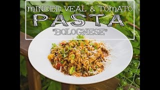 Minced veal and tomato pasta bolognese recipe  Gustomondo [upl. by Fugere472]