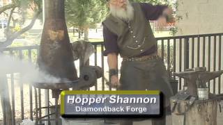 10 5 13 Blacksmith demonstration at the El Paso Museum of History [upl. by Coad]