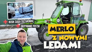 MERLO Z NOWYMI LEDAMI  OKRYWANIE PRYZM  BUSIK CIĄGA CIĘŻARÓWKI [upl. by O'Callaghan675]