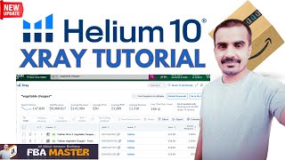 Helium10 Xray Tutorial 2025  Helium10 For Amazon  FBA Master Amazon [upl. by Miko]