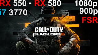 Call of Duty Black Ops 6  RX 550  RX 580 i7 3770 [upl. by Esiuolyram]