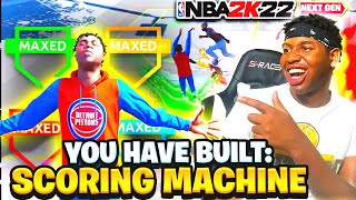 This Is The BEST SCORING MACHINE BUILD On NBA 2K22 NEXT GEN BEST REBIRTH BUILD ON NBA 2K22 [upl. by Auston]