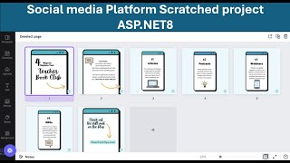 Social Media Platform Real Scratched based Project in ASPNET 8 [upl. by Kenyon100]