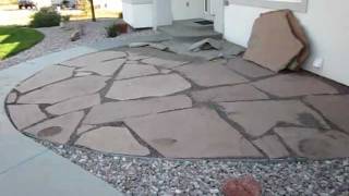 Wiarton Buff Flagstone Steps amp Patio Area  Smiths Stone Masonry [upl. by Morgan]