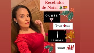 Recebidos de Natal 🎄🇪🇸 [upl. by Nyer]